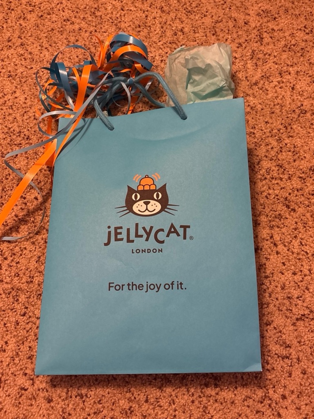 Jellycat Blue Gift Bag